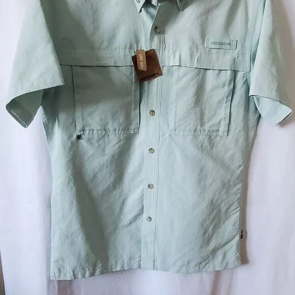 SALE! Men's Eddie Bauer Rainer Ripstop Shirt - UPF 50+ Size: S Great Gift! NWT! - Picture 10 of 10